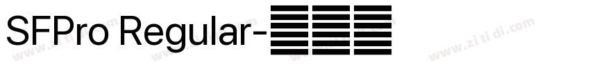 SFPro Regular字体转换